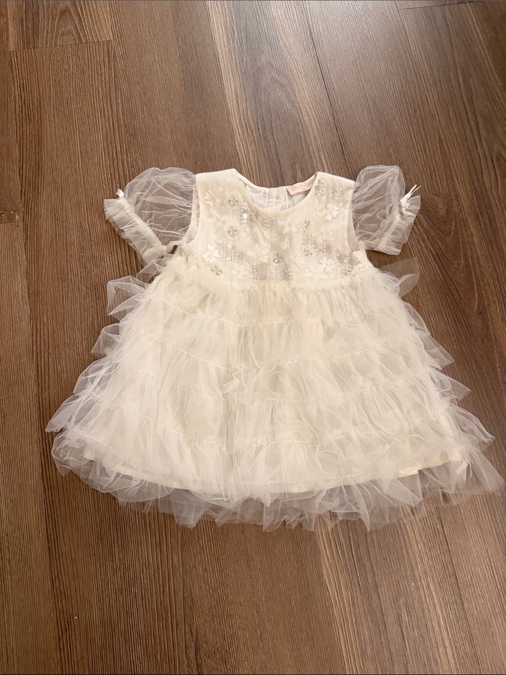 TUTU DU MONDE Bebe Lucky Charm Embellished Tulle Dress - 12-18m